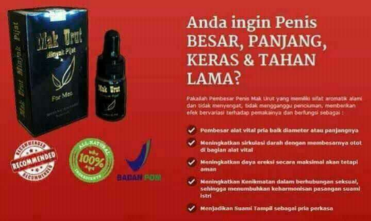 Mak Urut Minyak Urut Pembesar Alat Vital Penis Toko Online Produk Nasa